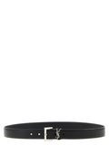 Saint Laurent Black Calfskin Regular Belt