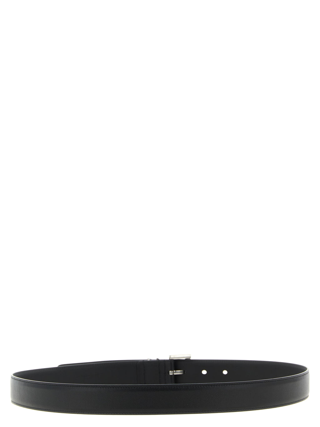 Saint Laurent Black Calfskin Regular Belt