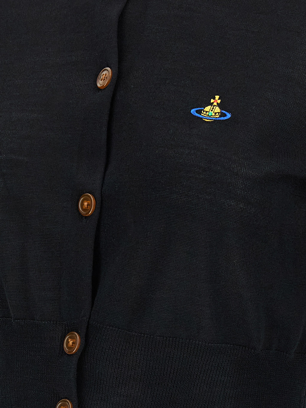 Vivienne Westwood Black Cotton Cardigan