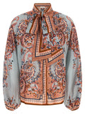 Zimmermann Multicolor Silk Blouse