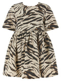 Ganni Multicolor Organic Cotton Short Dress
