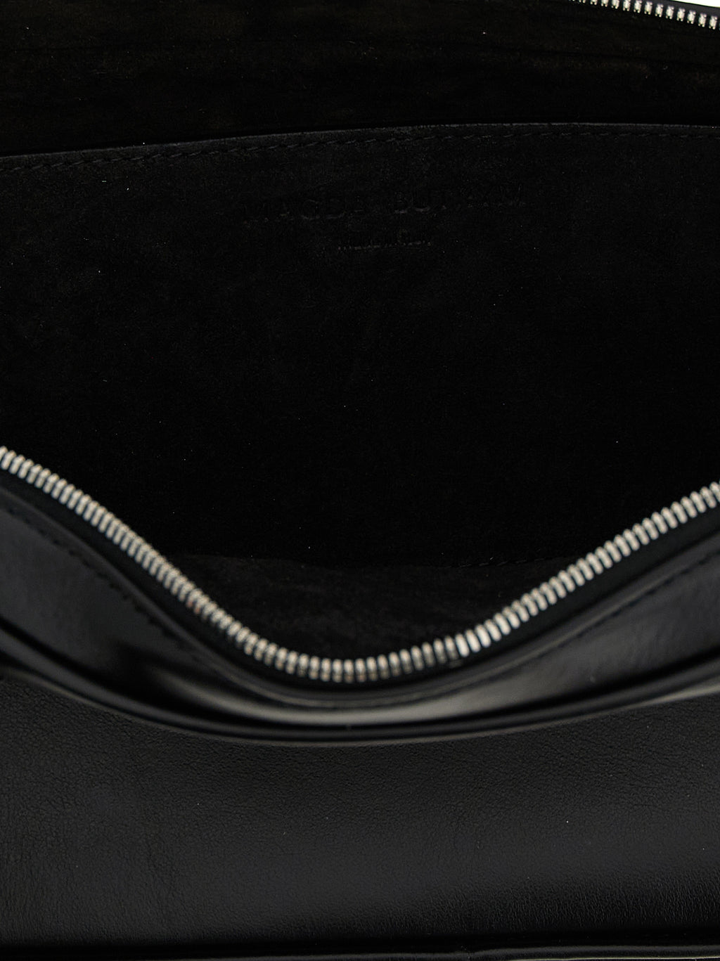 Magda Butrym Black Calfskin Shoulder Bag