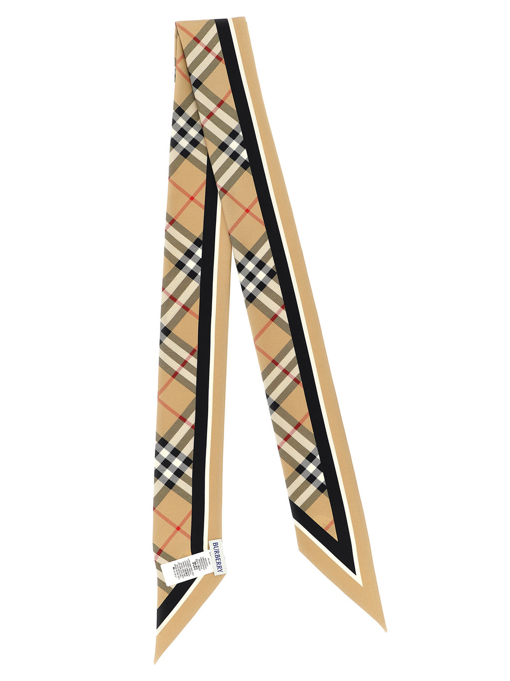 Burberry Beige Satin Foulard