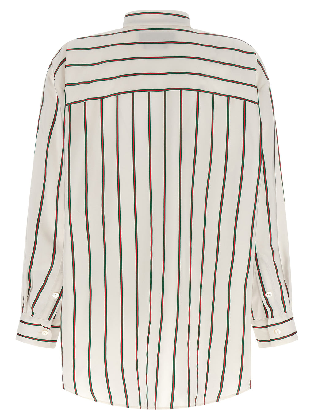 Gucci White Silk Blouse