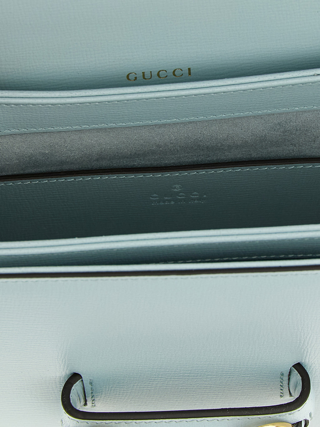 Gucci Blue Calfskin Shoulder Bag