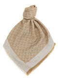 Gucci Beige Silk Scarf