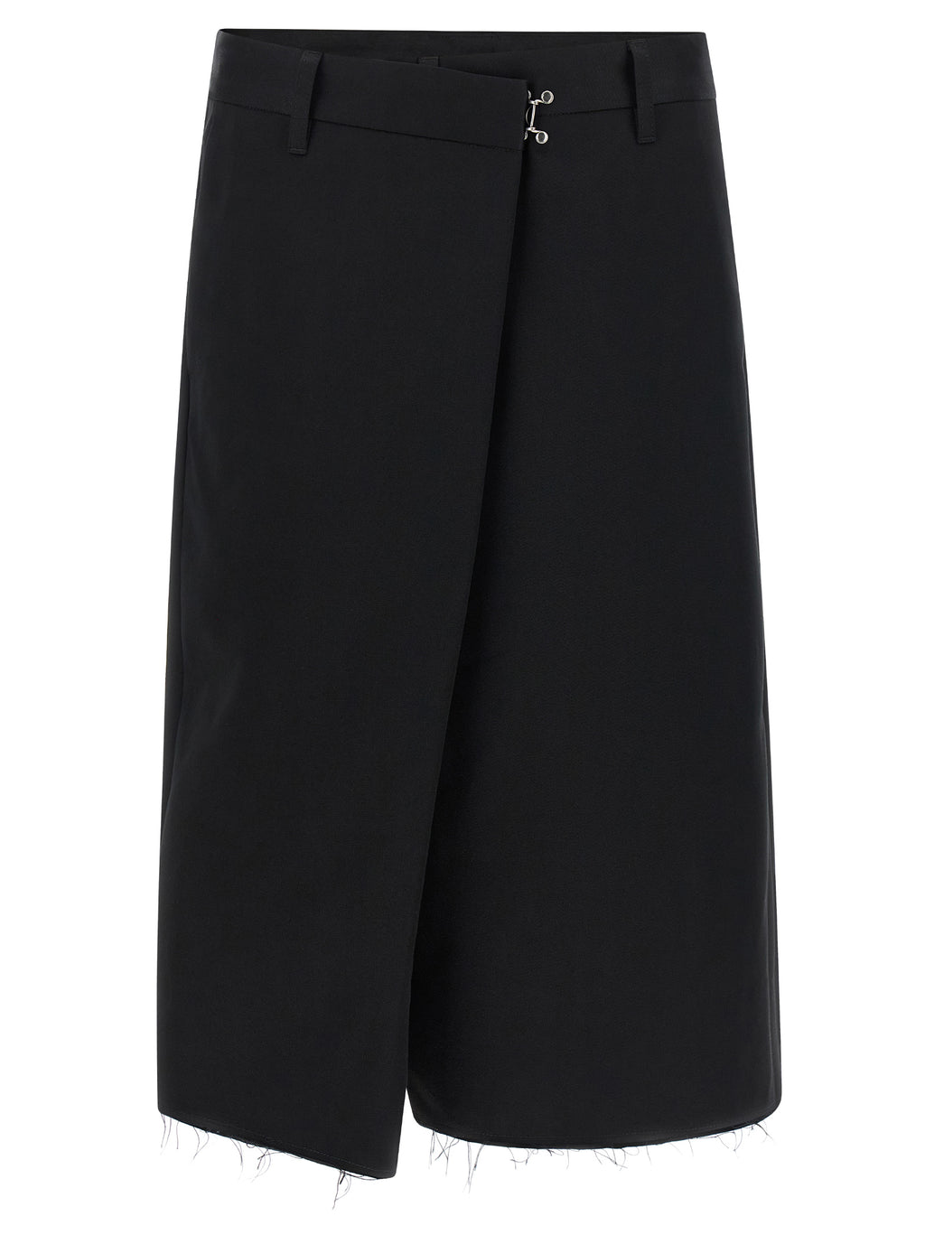 Maison Margiela Black Cotton Bermuda Shorts
