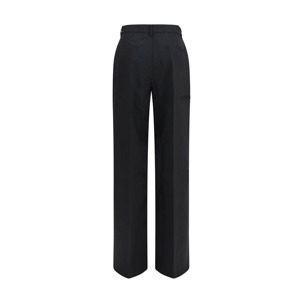 Rick Owens Black Wool Oves Aries Dress Pants