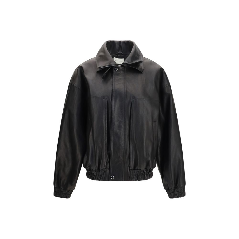 Magda Butrym Black Leather Jacket