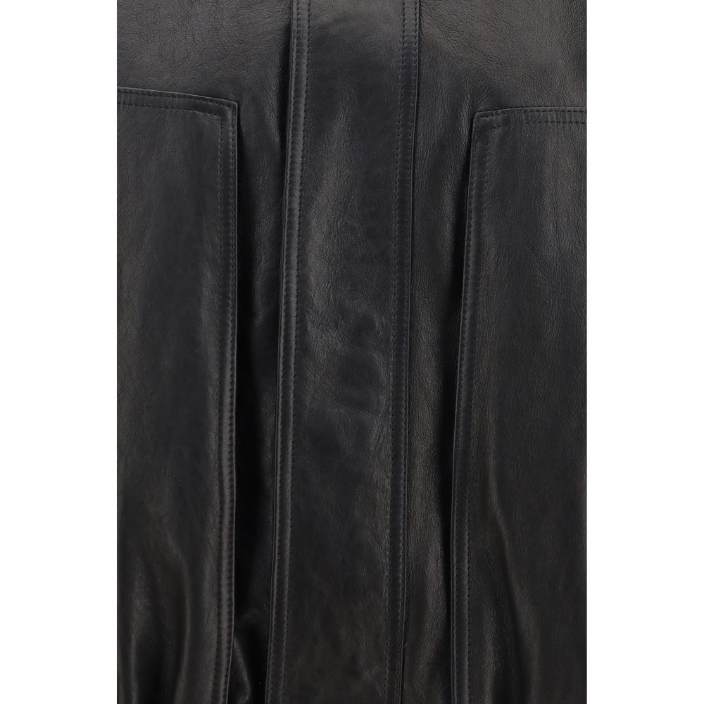 Magda Butrym Black Leather Jacket