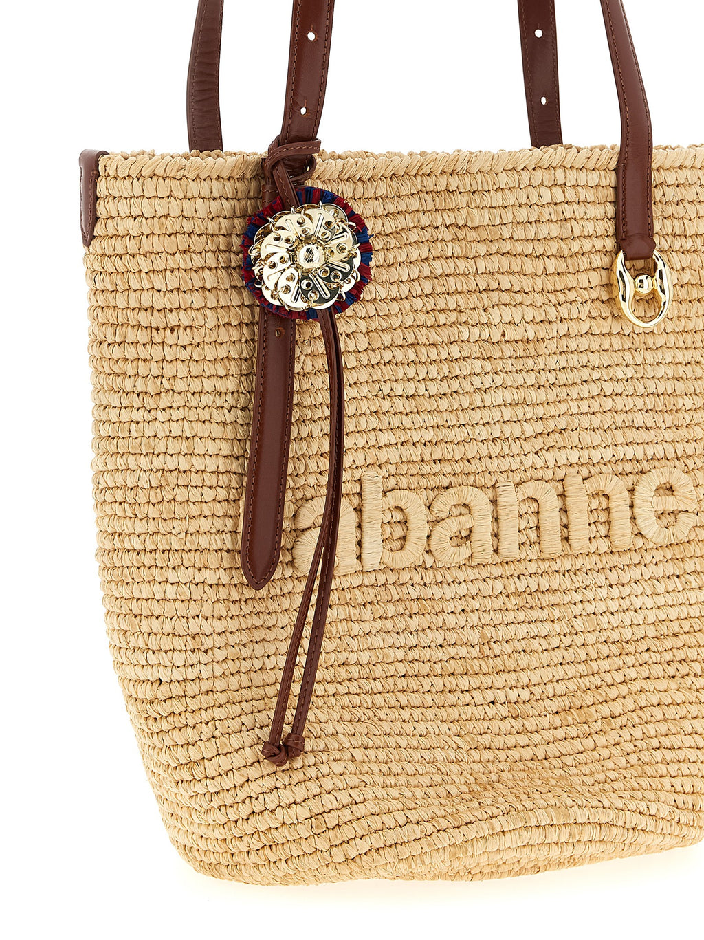 Paco Rabanne Beige Tote Bag