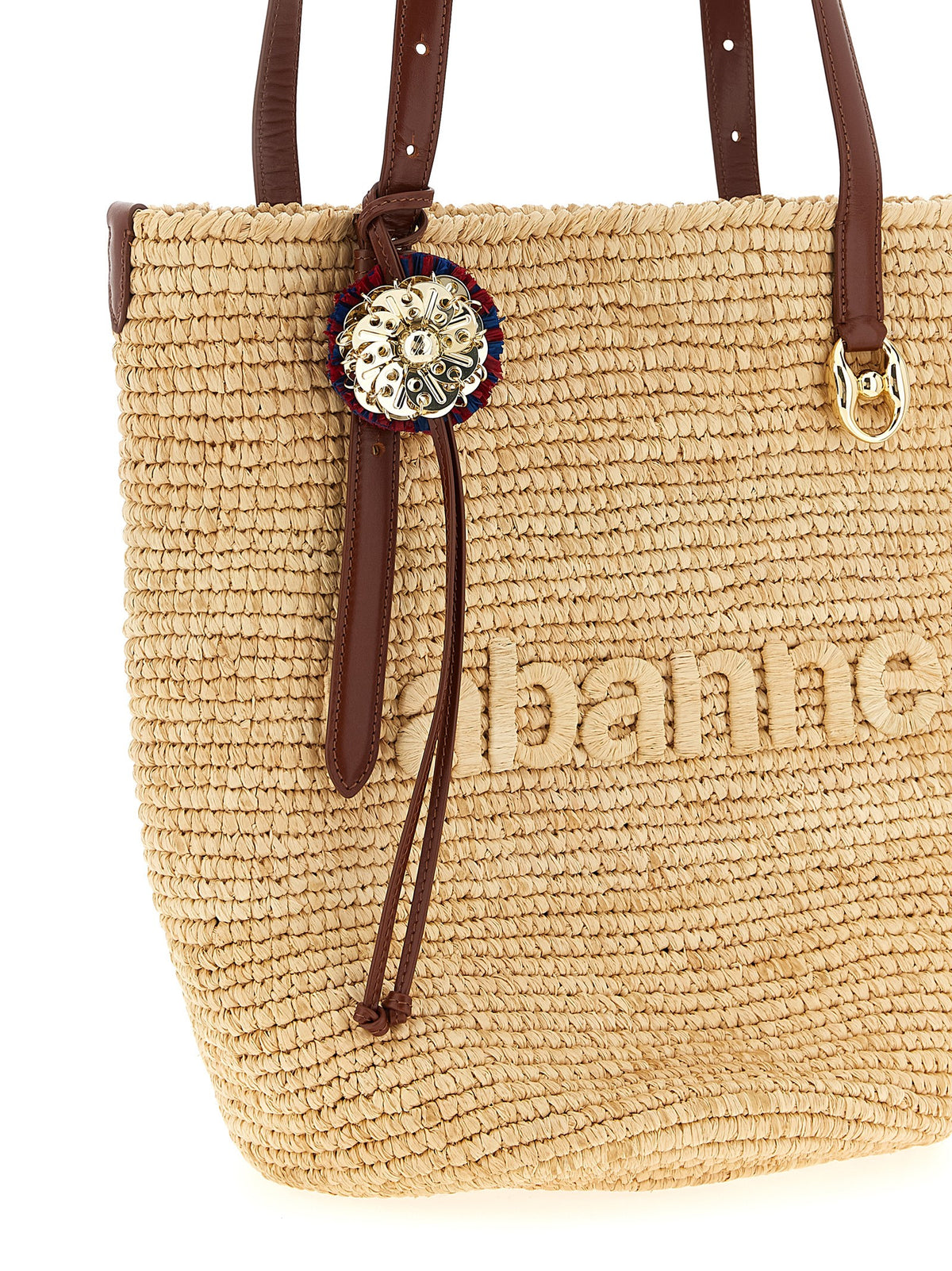 Paco Rabanne Beige Tote Bag