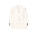 Brunello Cucinelli White Viscose Blazer