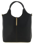 Tod's Black Calfskin Tote Bag