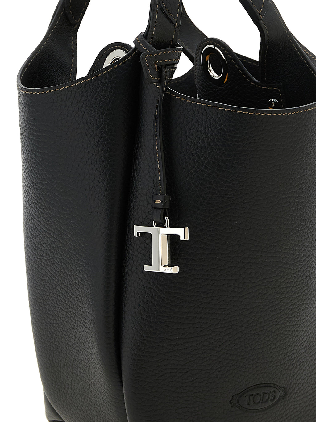 Tod's Black Calfskin Handbag