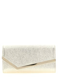 Jimmy Choo Gold Lamb Leather Clutch Bag