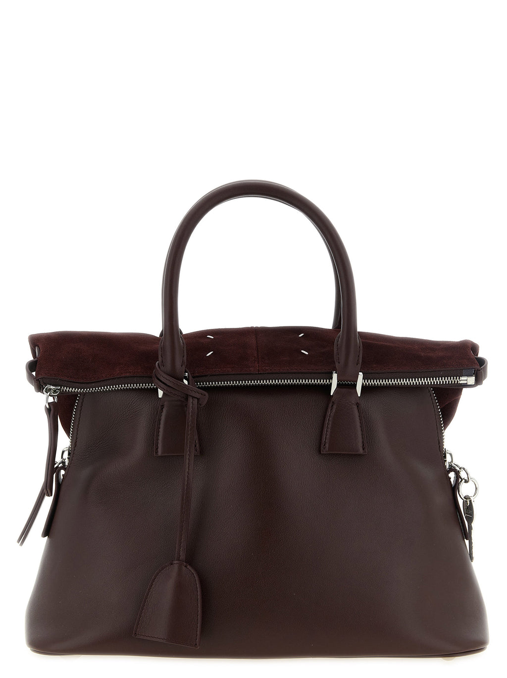 Maison Margiela Bordeaux Calfskin Shoulder Bag