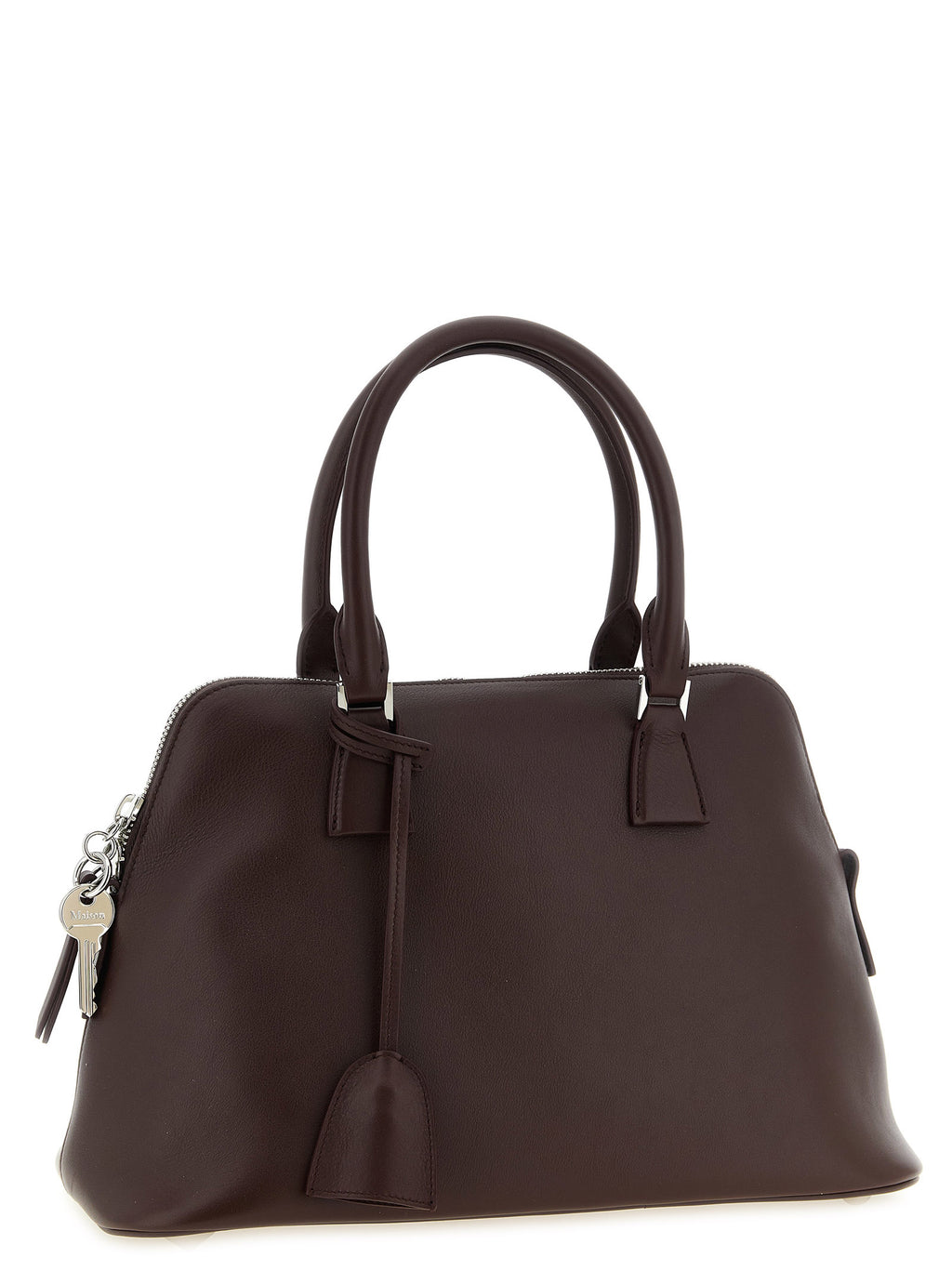 Maison Margiela Bordeaux Calfskin Shoulder Bag