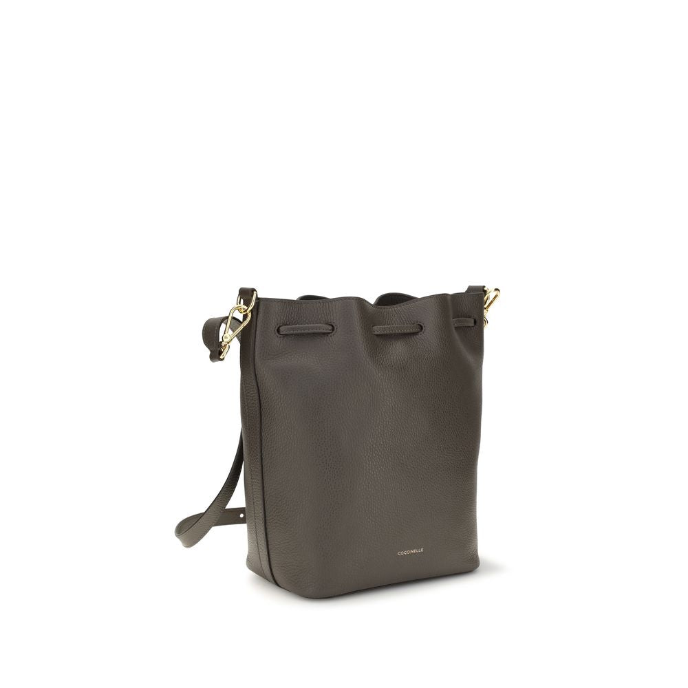 Coccinelle Beat Generation Gray Bucket Bag