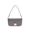 Coccinelle Blue Calf Leather Bos Taurus Shoulder Bag