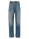 Gucci Blue Cotton Boyfriend Jeans