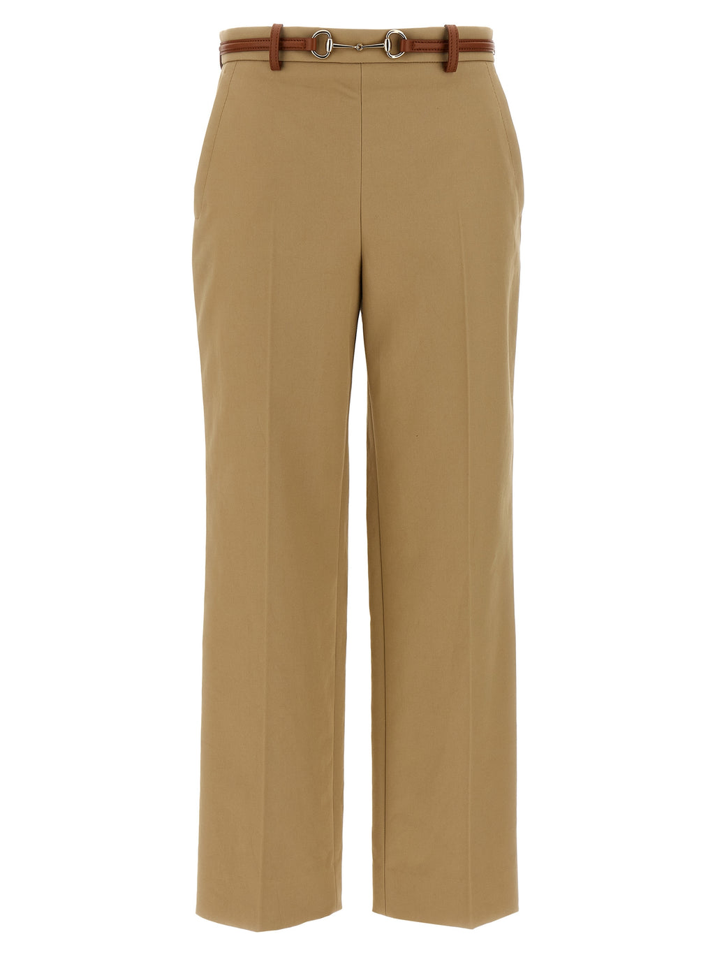 Gucci Beige Cotton Casual Pants