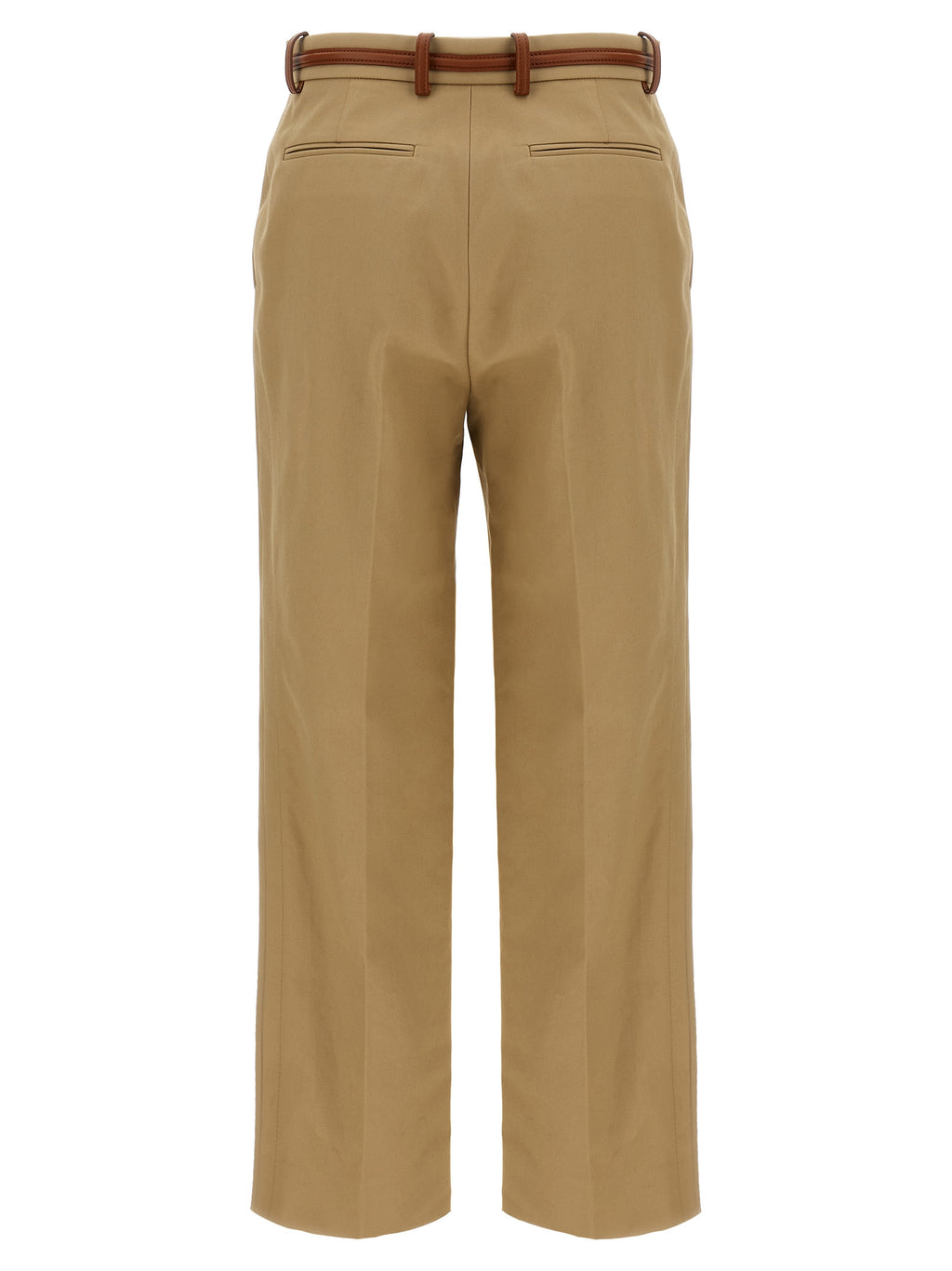 Gucci Beige Cotton Casual Pants
