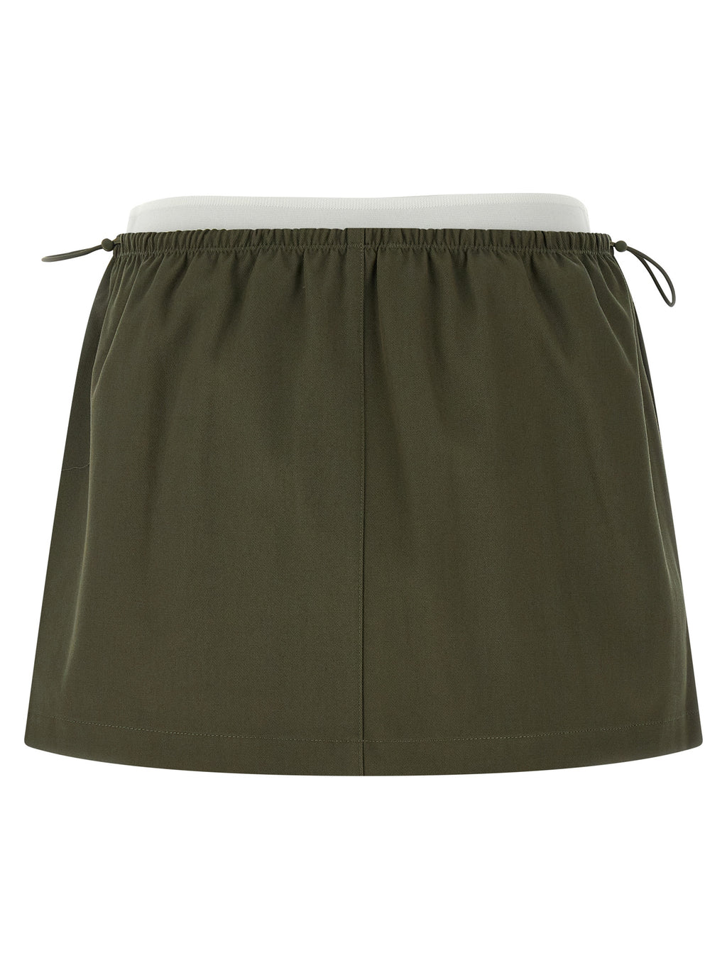 Alexander Wang Bicolor Cotton Long Skirt
