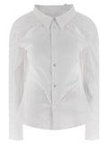 MM6 Maison Margiela White Cotton Blouse
