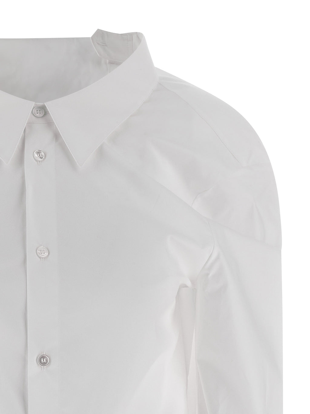MM6 Maison Margiela White Cotton Blouse