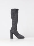 Bottega Veneta Gray Wool Over The Knee