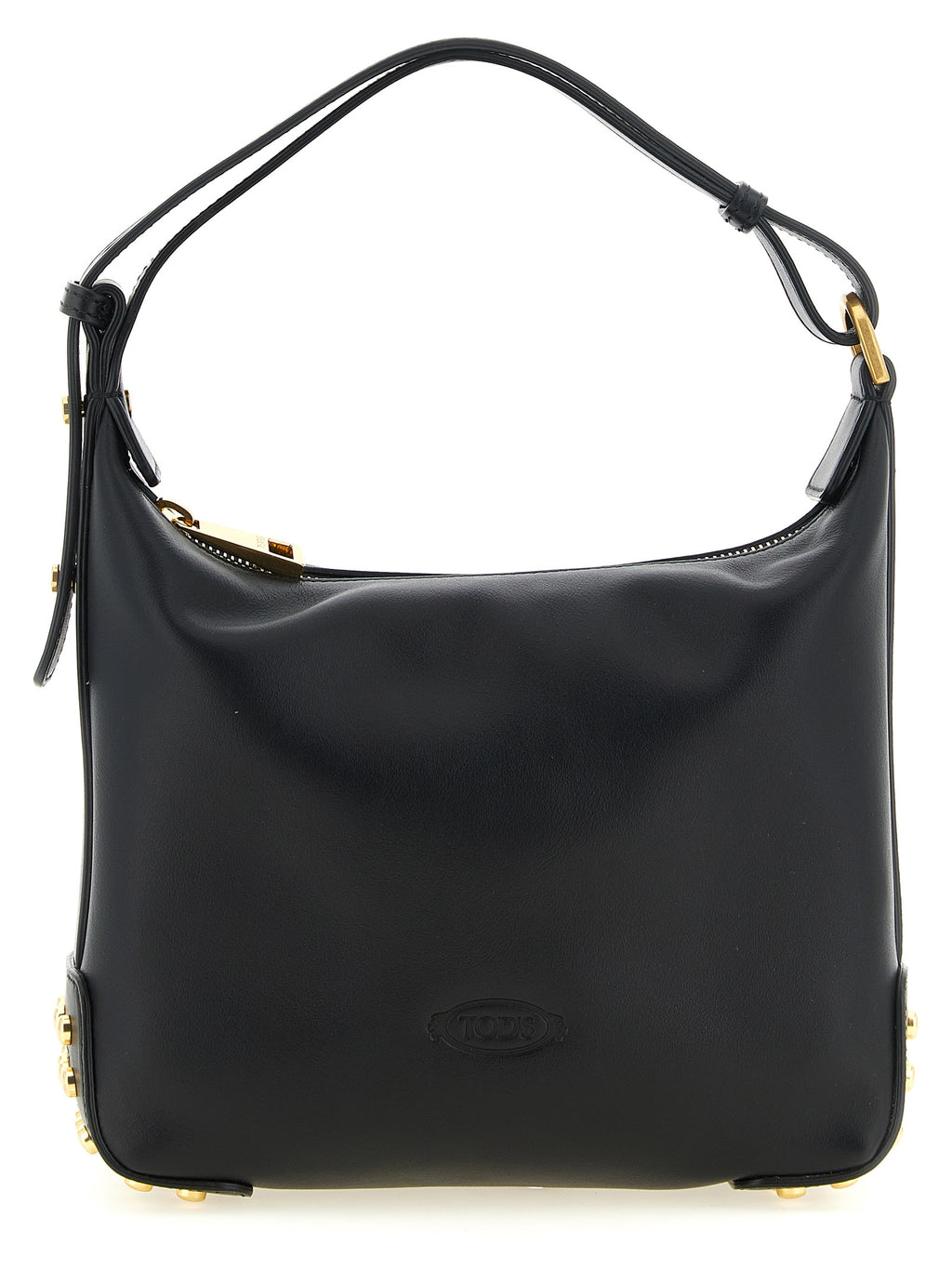 Tod's Black Calfskin Shoulder Bag