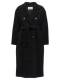 Max Mara Black Virgin Wool Coat