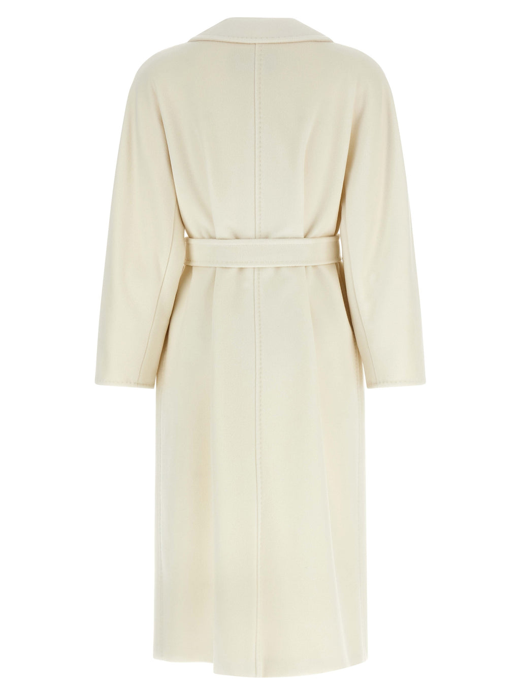 Max Mara White Virgin Wool Coat