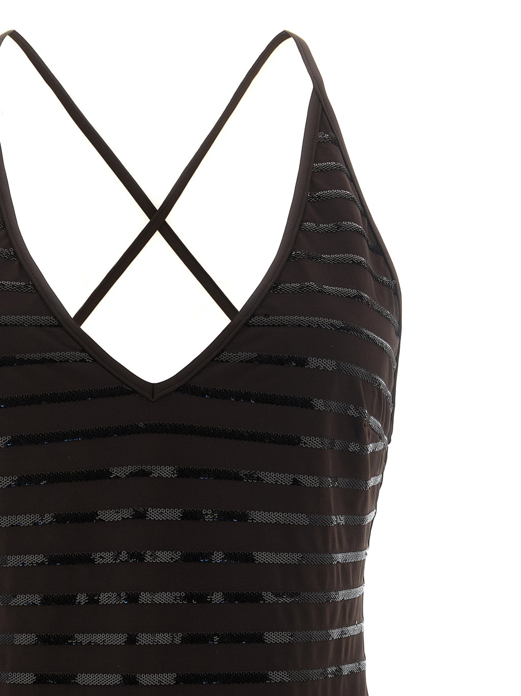 Brunello Cucinelli Brown Polyamide One-Piece Swimsuit