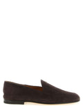 Tod's Brown Goatskin Slip-On Loafers