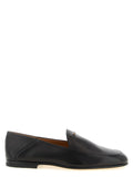 Tod's Black Lamb Leather Slip-On Loafers