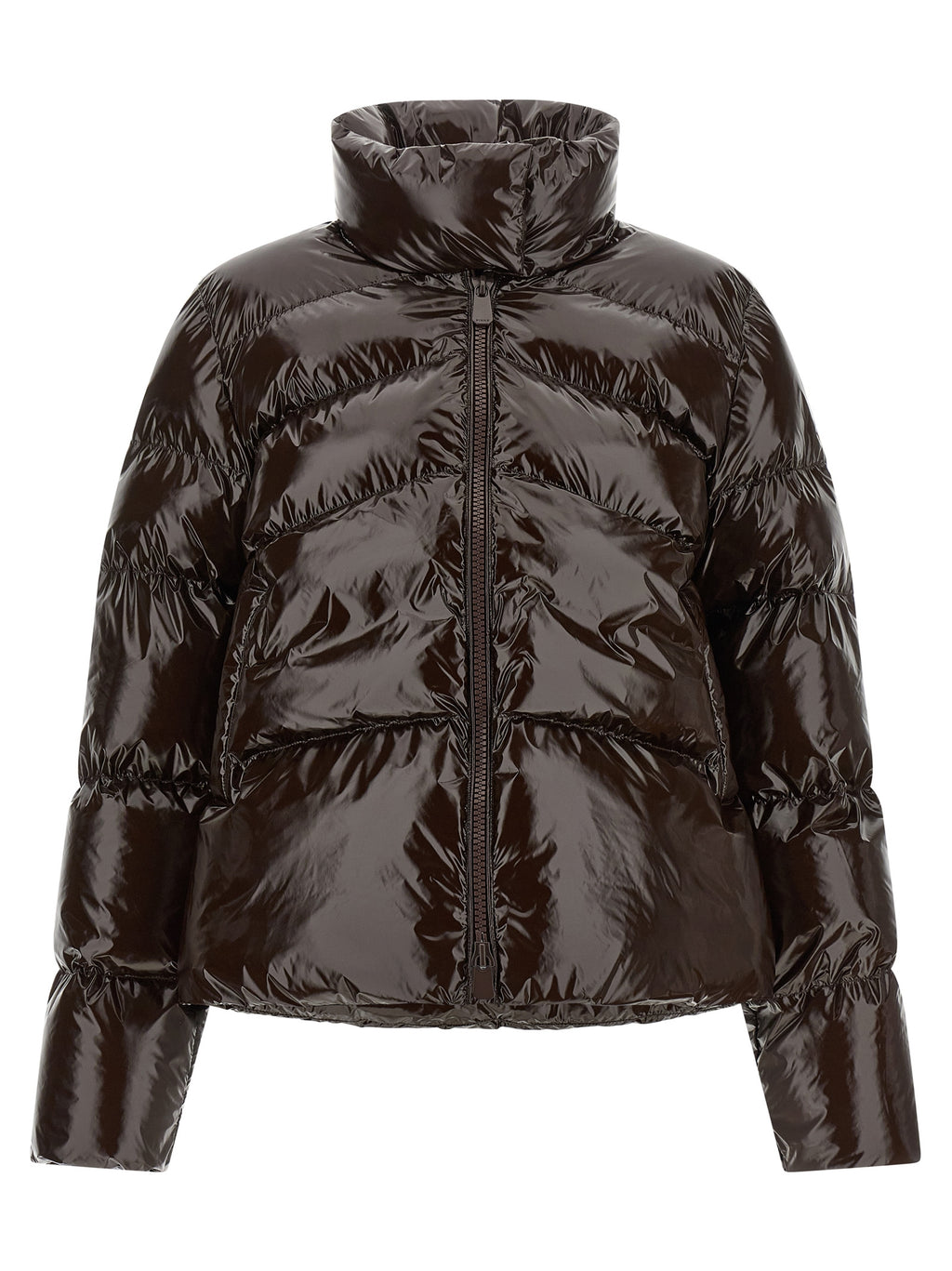PINKO Brown Polyamide Full-Length Jacket