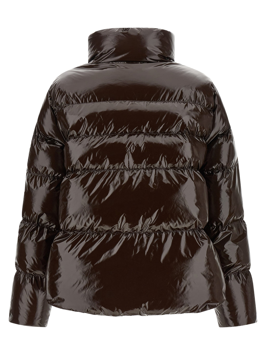 PINKO Brown Polyamide Full-Length Jacket