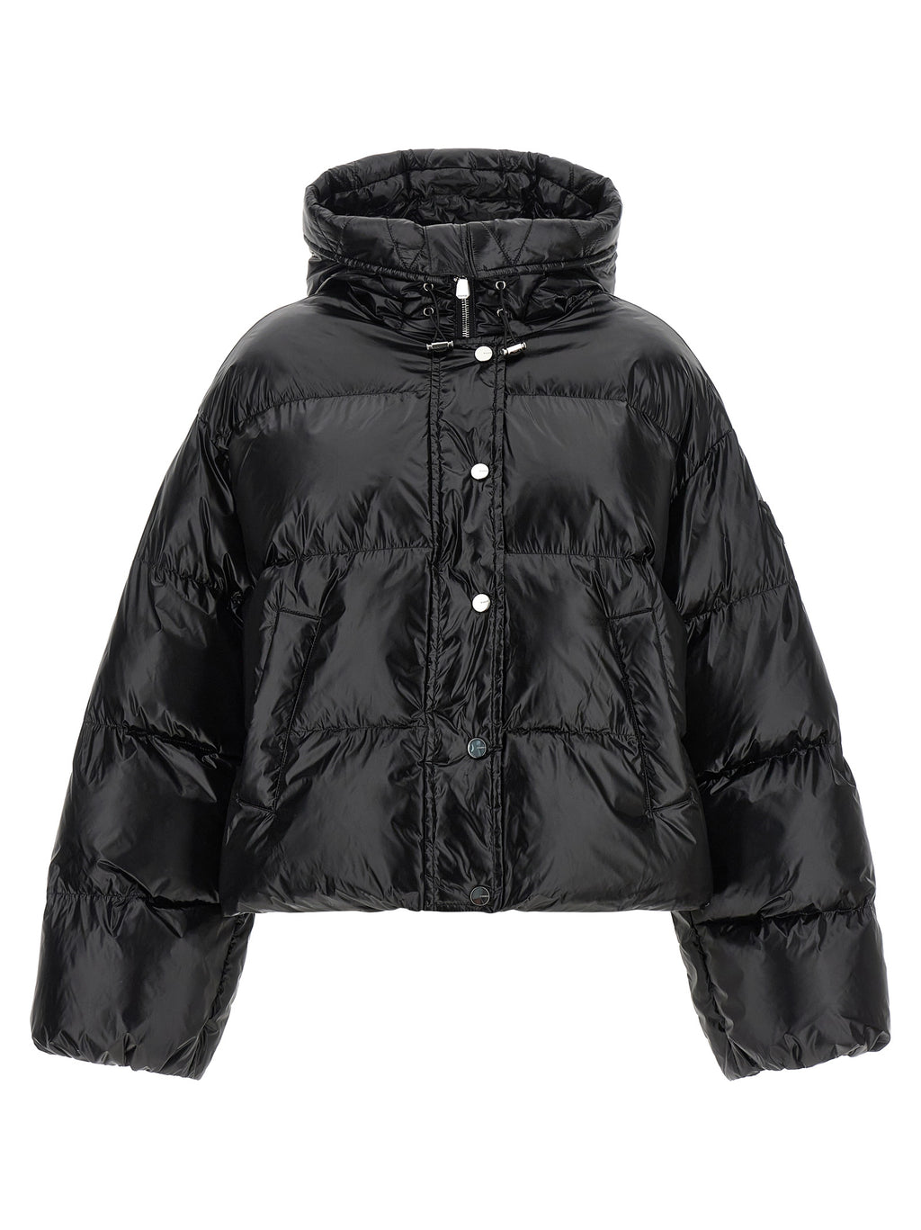 PINKO Black Polyamide Shell Jacket