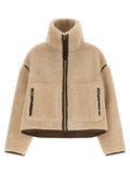 PINKO Beige Polyester Full-Length Jacket