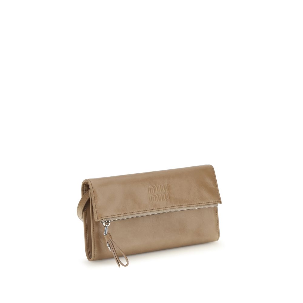 Miu Miu Tan Pouch