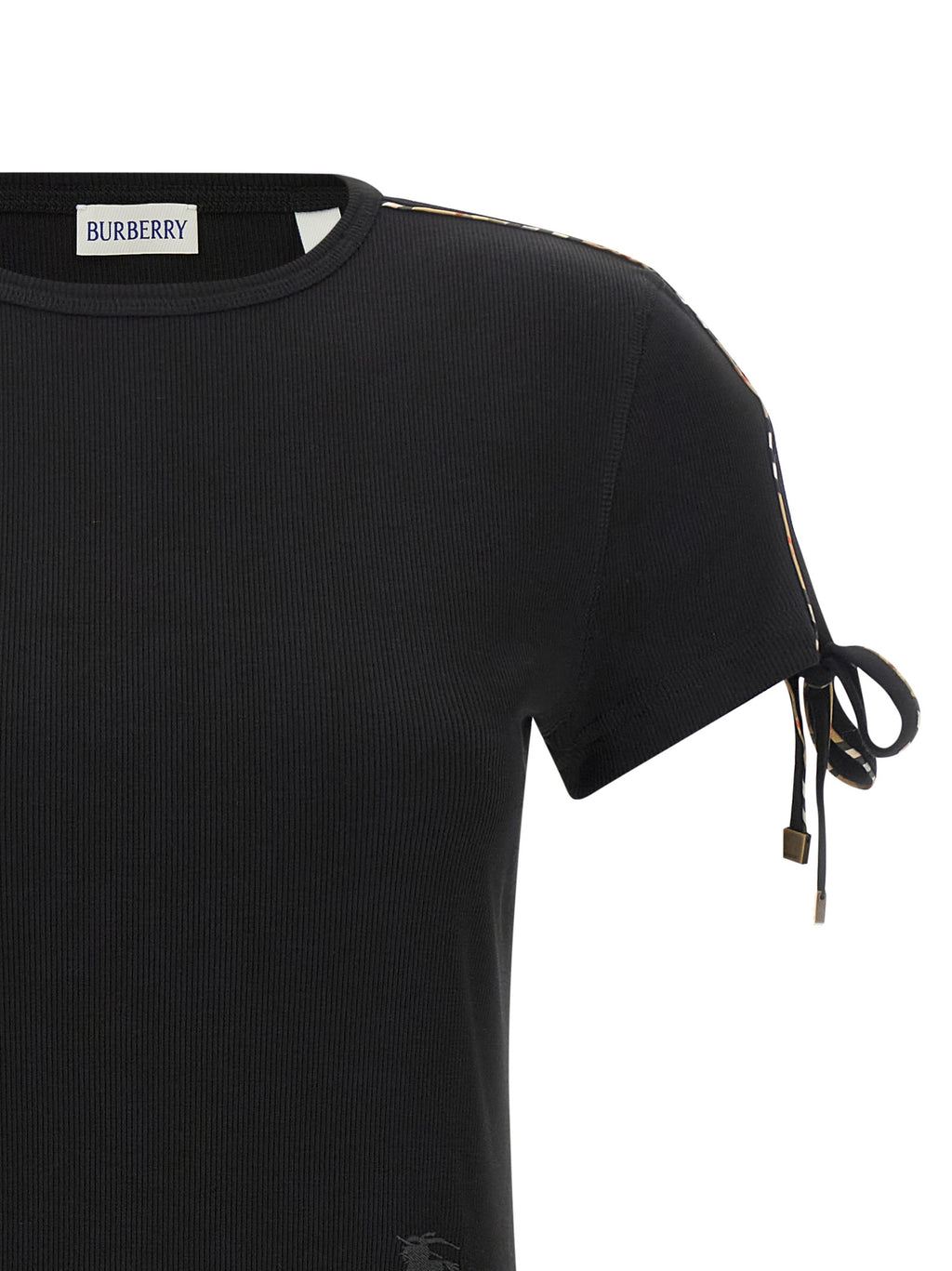 Burberry Black Cotton Short Dress