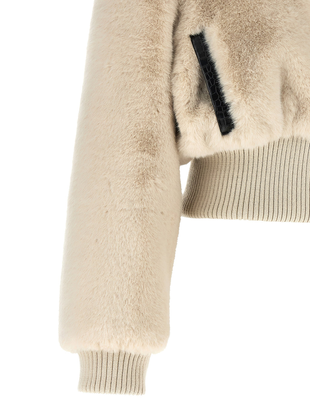 PINKO Beige Polyester Full-Length Jacket
