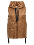 Max Mara Brown Polyester Sleeveless Jacket