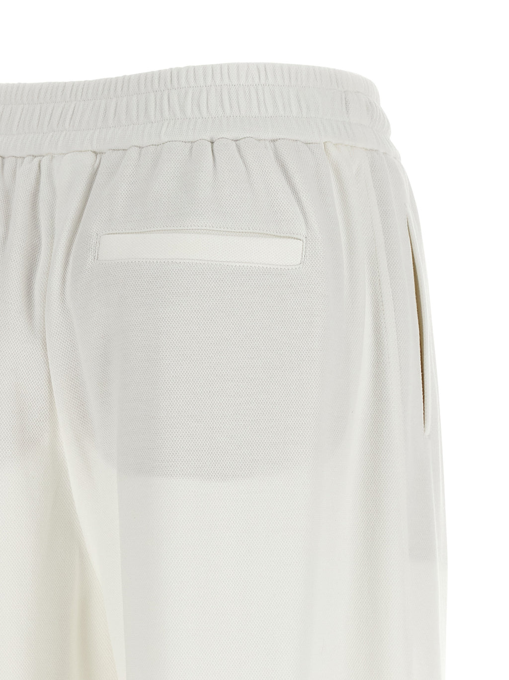 Brunello Cucinelli White Cotton Joggers (Workout Pants)