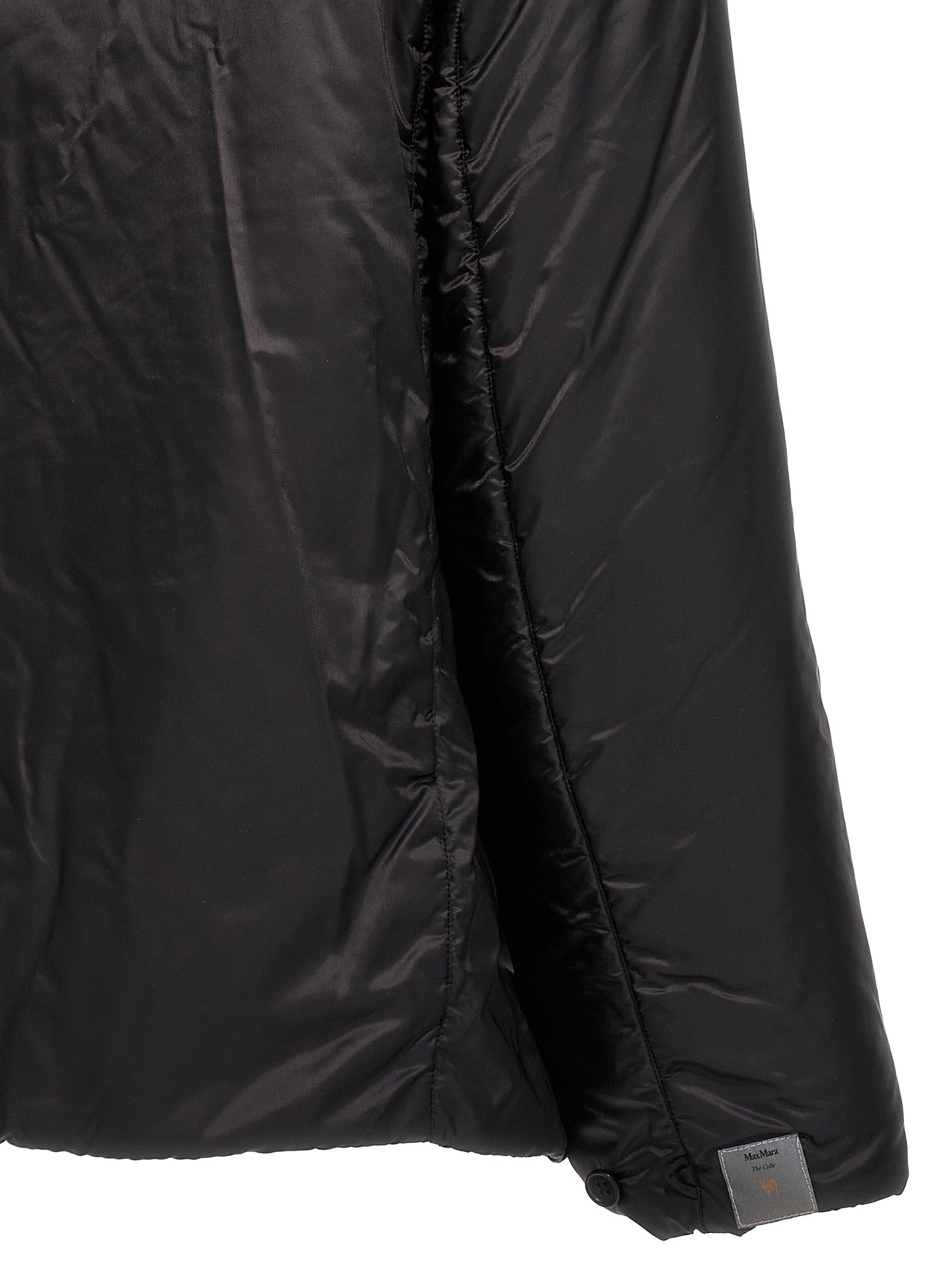 Max Mara Black Polyester Shell Jacket