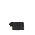 Maison Margiela Black Calf Leather Bos Taurus Regular Belt