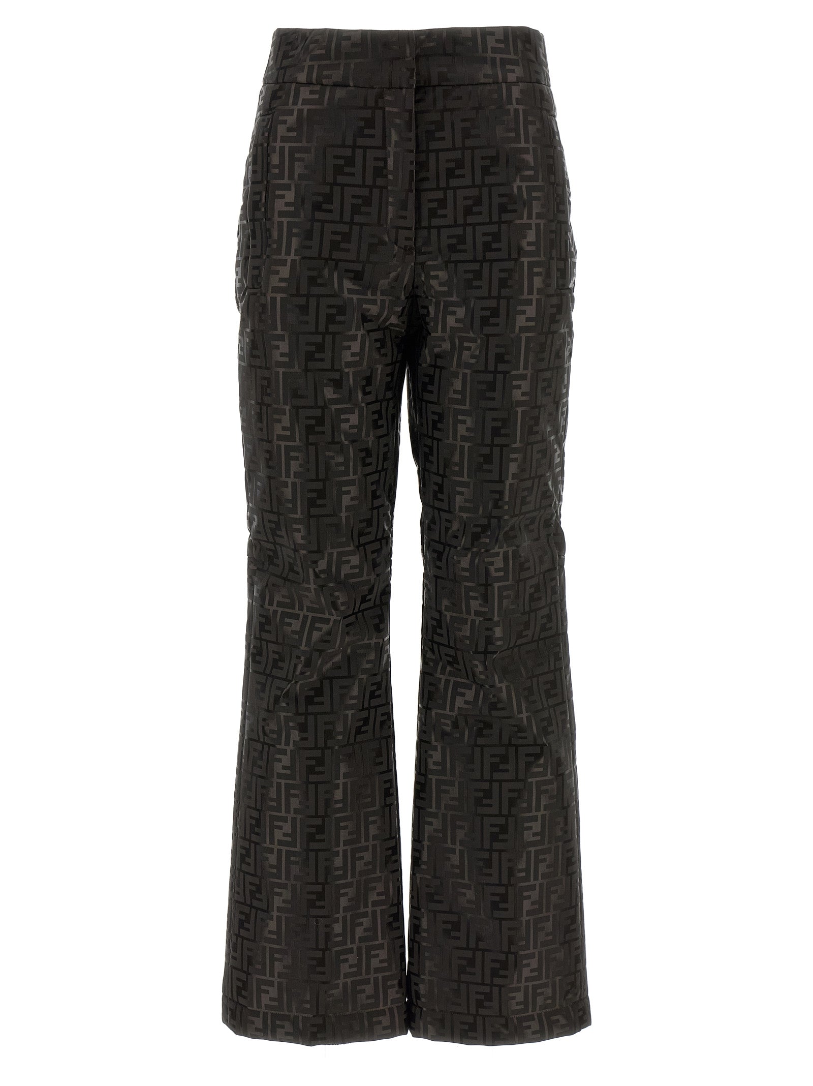 Fendi Brown Cotton Athletic Pants