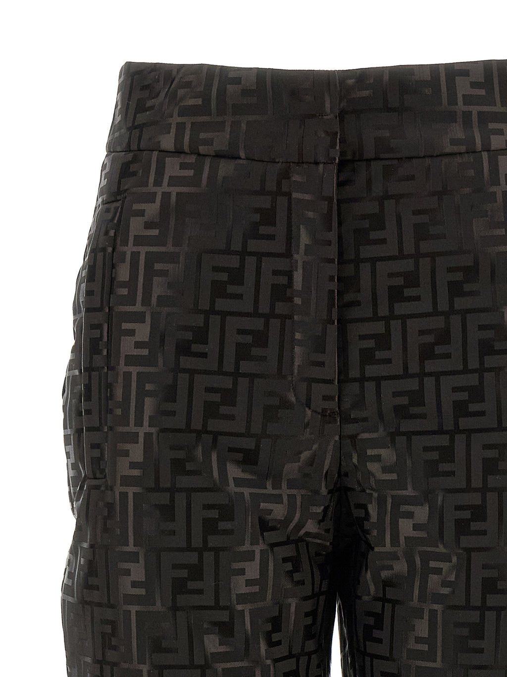 Fendi Brown Cotton Athletic Pants